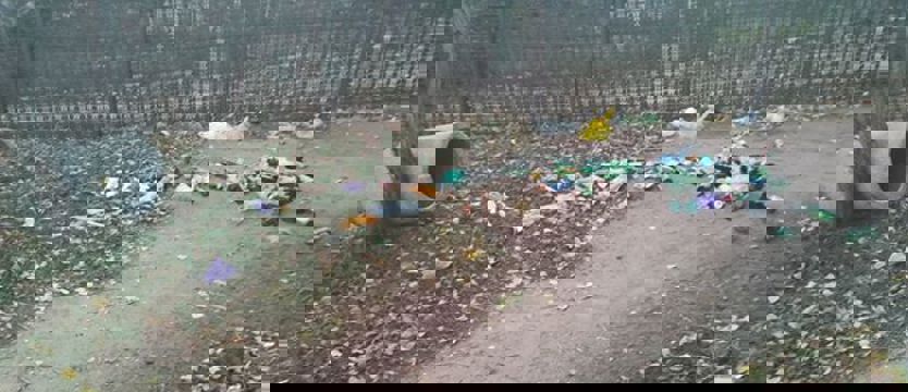 NAPISZ DO NAS.  Brud i pijackie libacje na wybiegu dla psów