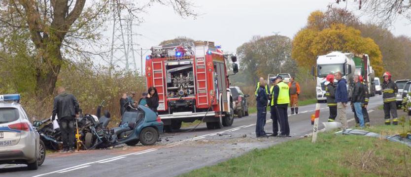 Śmiertelny wypadek niedaleko Łobza