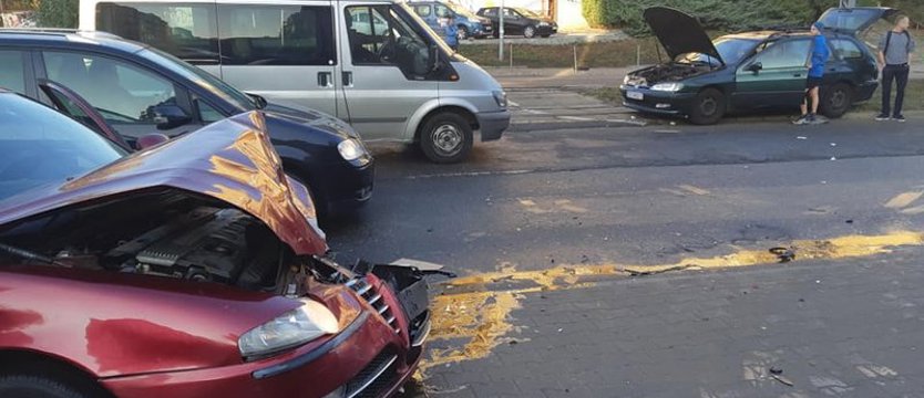 Zderzenie w al. Powstańców Wielkopolskich