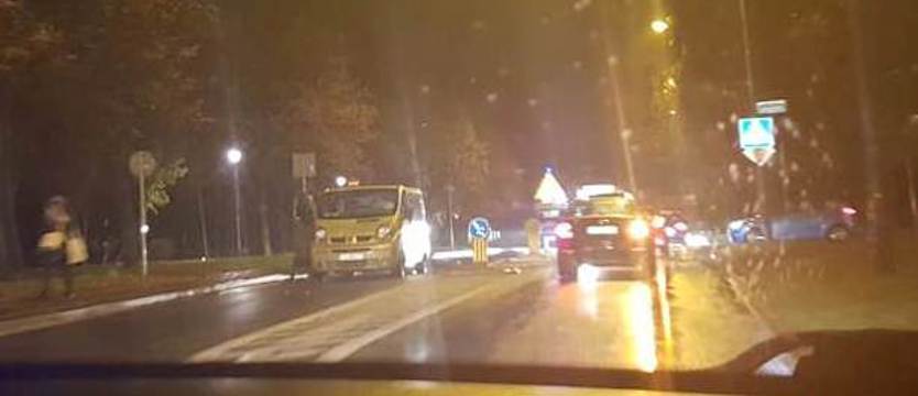 Potrącenie dwóch pieszych