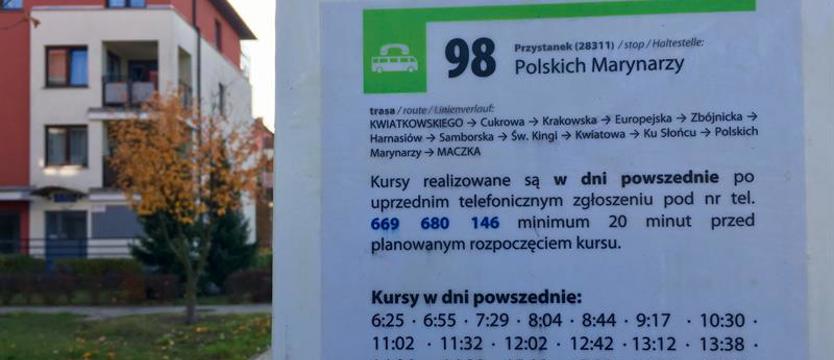 Telebusy na żądanie z korektami