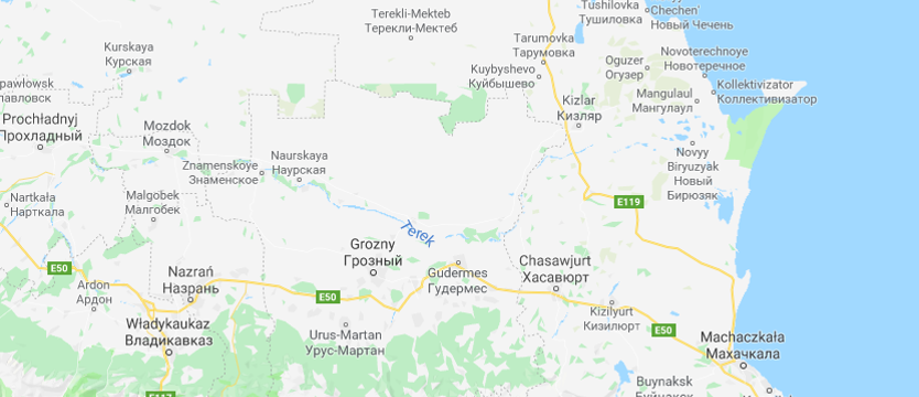 Kobieta wysadziła się w powietrze przed posterunkiem w Groznym
