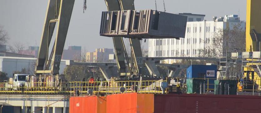 Stocznia Szczecińska wyprodukowała pierwsze części wycieczkowców