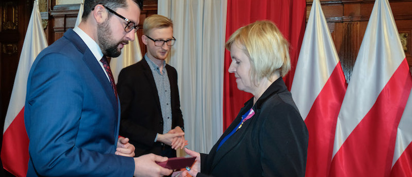 Za ciężką pracę na medal