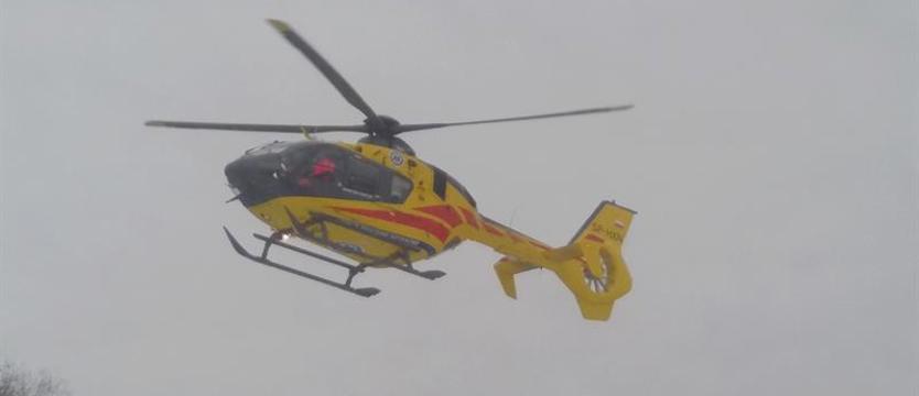 Wypadek przy pracy. Spadł z dużej wysokości