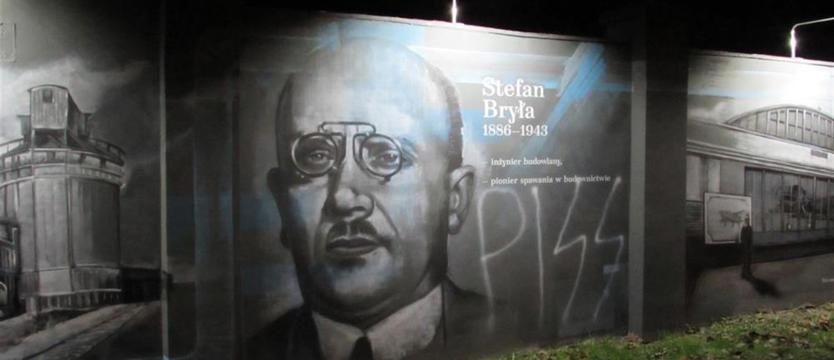 Zniszczyli mural poświęcony polskim wynalazcom