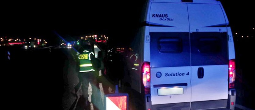 Uciekał przed niemiecką policją kradzionym kamperem