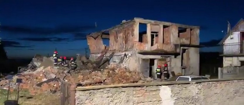 Budynek w gruzach. Bezdomnych nie było