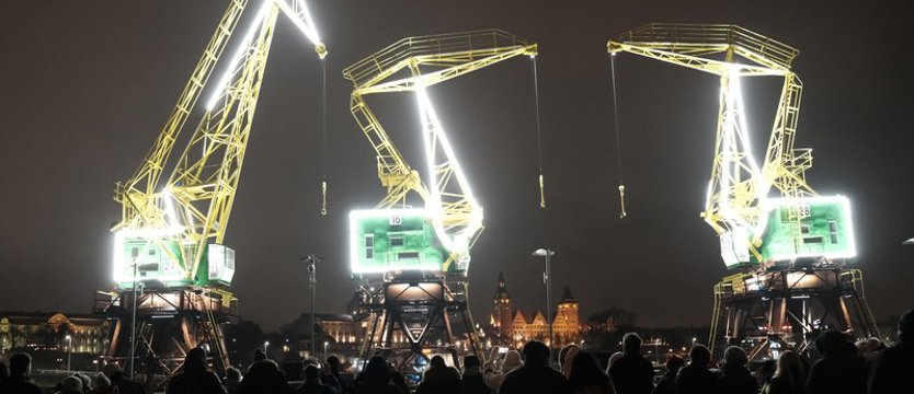 Dźwigozaury rozświetlone kolorami