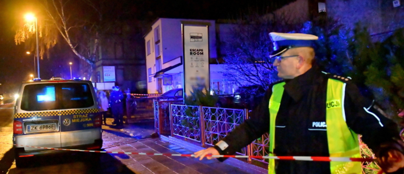 Prokuratura: Gaz przyczyną pożaru i śmierci nastolatek w escape roomie