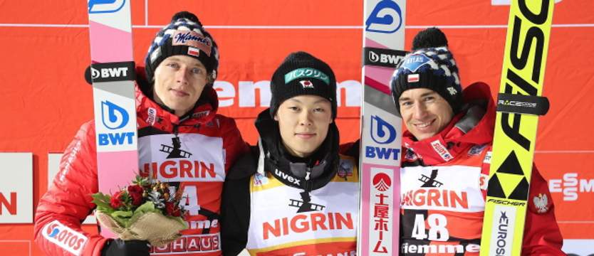 Skoki narciarskie. Dwaj Polacy na podium