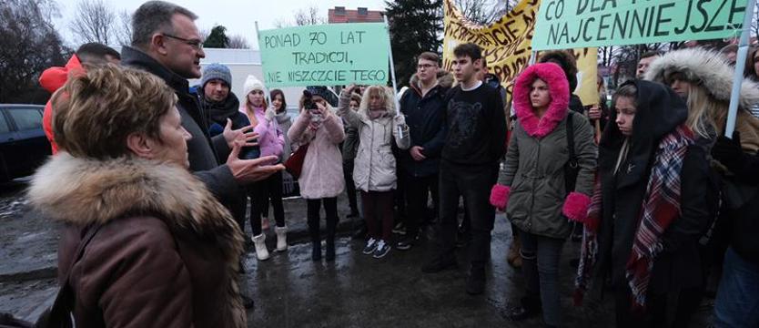 Protest w obronie Centrum Edukacji Ogrodniczej