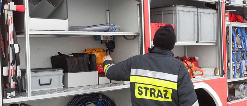 Pożar przy ulicy Kopernika