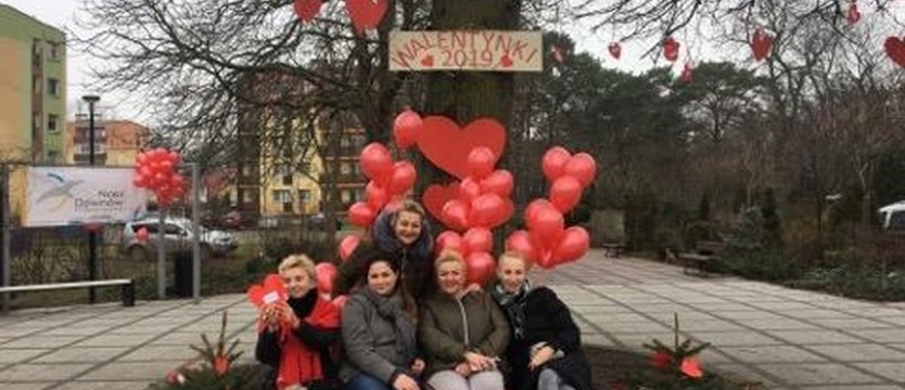Walentynkowa ławeczka w Dziwnowie