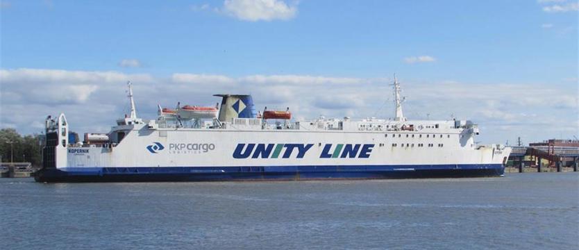 Prom „Kopernik” opuszcza Unity Line