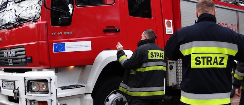 Ogień w Szkole Podstawowej nr 51