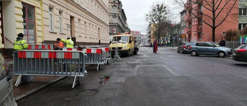 Ulica Małkowskiego i pierwsze blokady