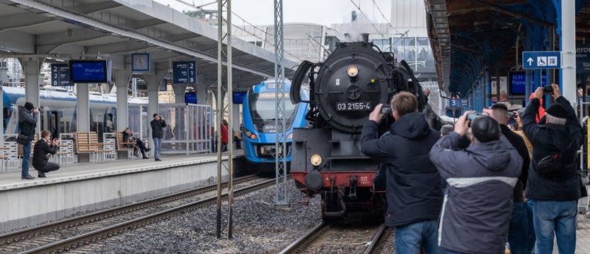 Niecodzienny gość pod parą