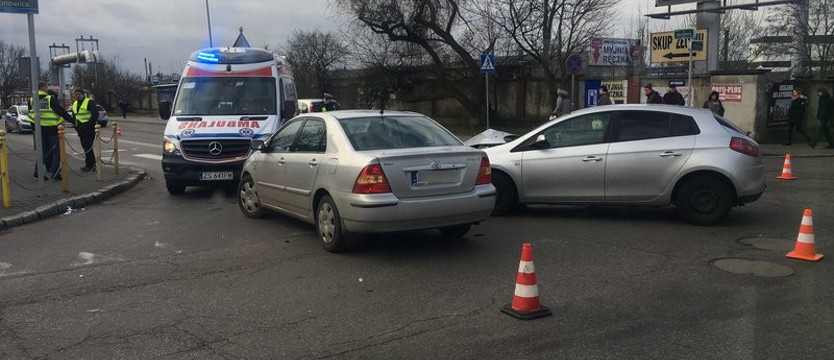 Wypadek przy ul. Klonowica