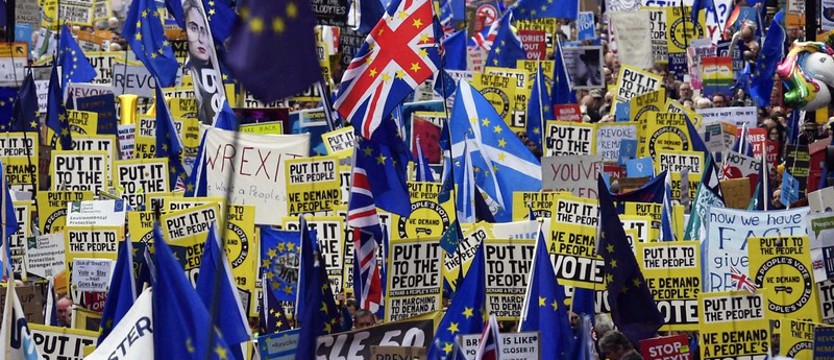 Setki tysięcy osób na proteście przeciwko brexitowi