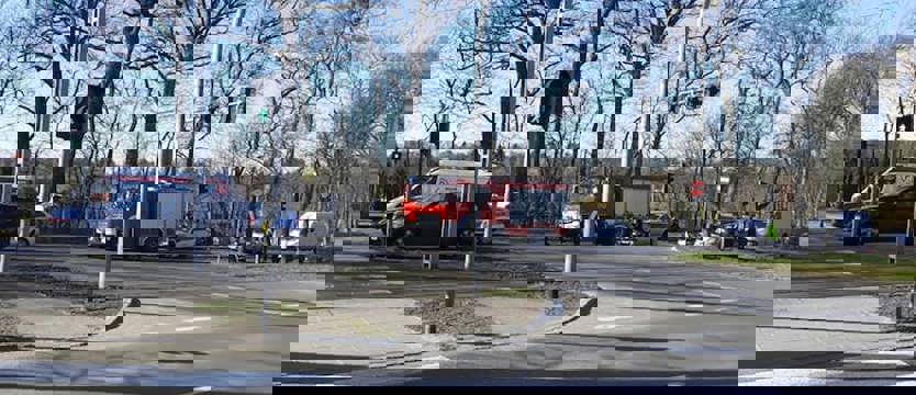 Wypadek na ul. Ku Słońcu w Szczecinie. Uwaga na utrudnienia
