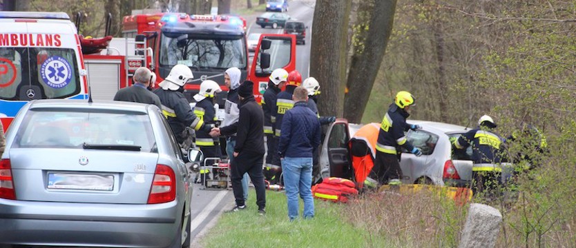 Tragiczny wypadek pod Barlinkiem. Kierowca zmarł
