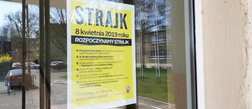 Strajk nauczycieli trwa