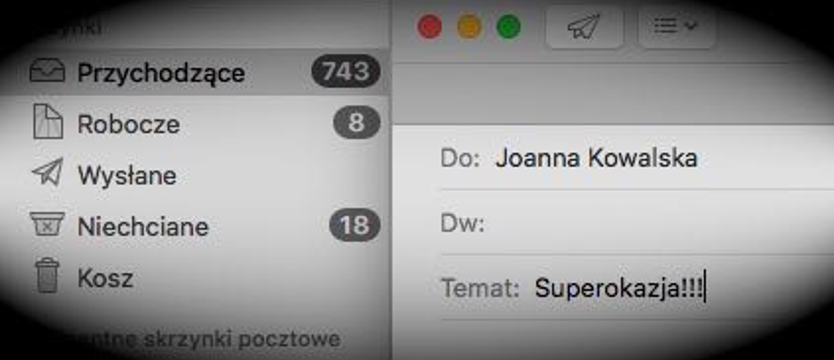Nie ufaj takim e-mailom. Okazja, która czyści konto