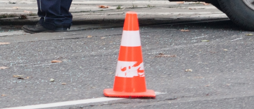 Wypadek na S3. Kierowca zjechał na przeciwległy pas