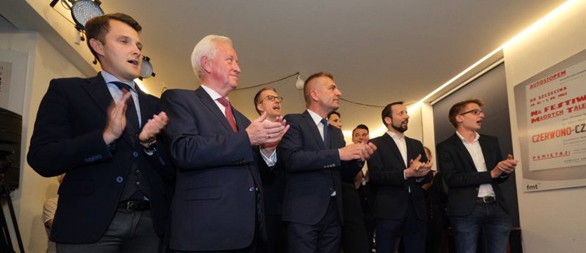 Koalicja Europejska na wieczorze wyborczym w Szczecinie