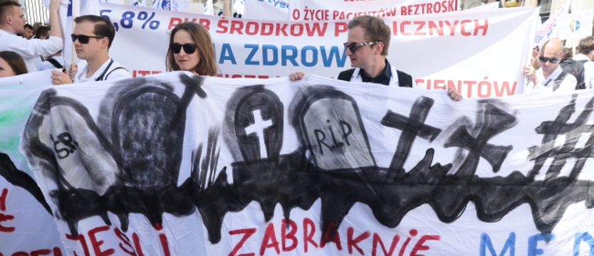 Wszyscy jesteśmy pacjentami. Lekarze demonstrowali w stolicy
