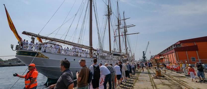 Juan Sebastian de Elcano w Szczecinie. Hiszpanie przypłynęli