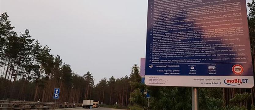 Parking to rekompensata za plażę i las!