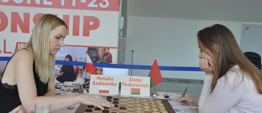 Warcaby. Sadowska bez medalu