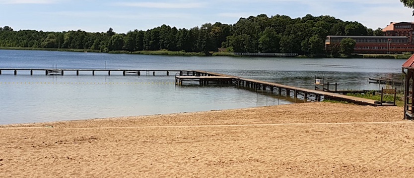 Plaża piękna, czysta, zamknięta