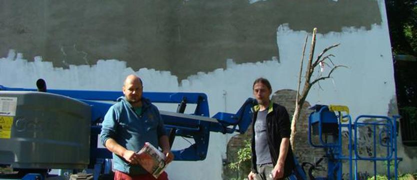 Mural przy ul. Chmielewskiego