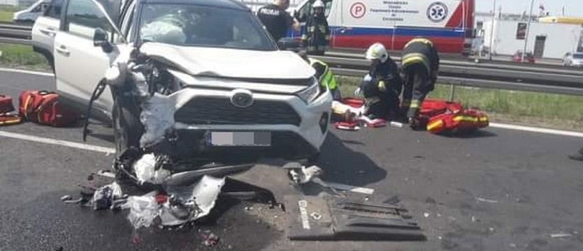 Wypadek na S3. Pięć osób rannych