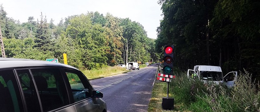 Przebudowa drogi Police – Szczecin. Ruch wahadłowy w jednym miejscu!