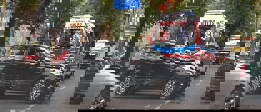 Wypadek w al. Piastów. Zablokowany jeden pas