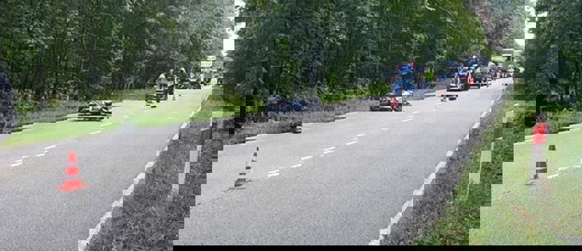 Śmiertelny wypadek. Motocyklista wjechał w sarnę