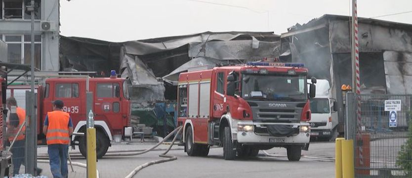 Pomoc dla pracowników spalonej fabryki