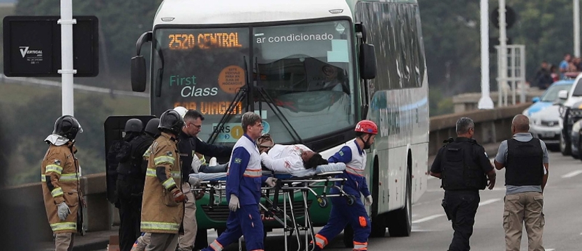 Wziął zakładników w autobusie w Rio
