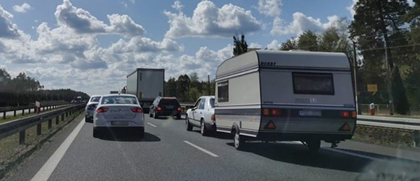 Kilkukilometrowy korek na S3