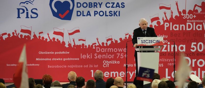 Jarosław Kaczyński w Szczecinie: Polska państwem dobrobytu