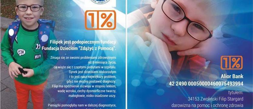 Filip chce być kierowcą. Pomóżmy spełnić jego marzenie