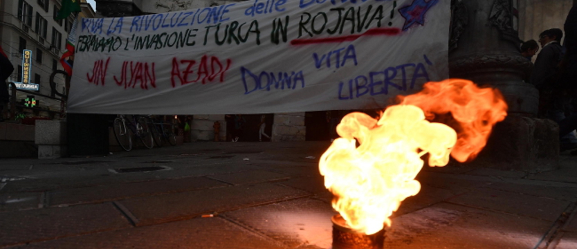 Demonstracja antywojenna w Szczecinie