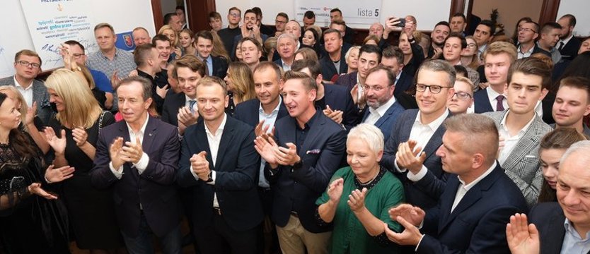 Wieczór wyborczy KO. Chyba trochę rozczarowani