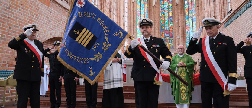 Uroczystości w kościele morskim