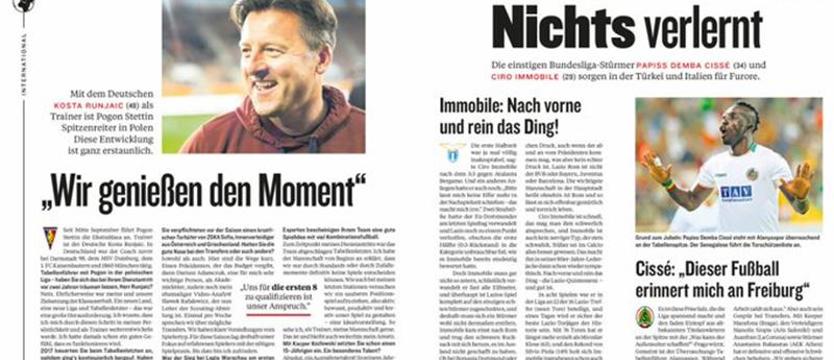 Piłka nożna. Runjaic w Kickerze