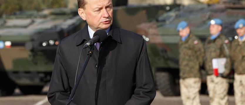 Minister pożegnał żołnierzy